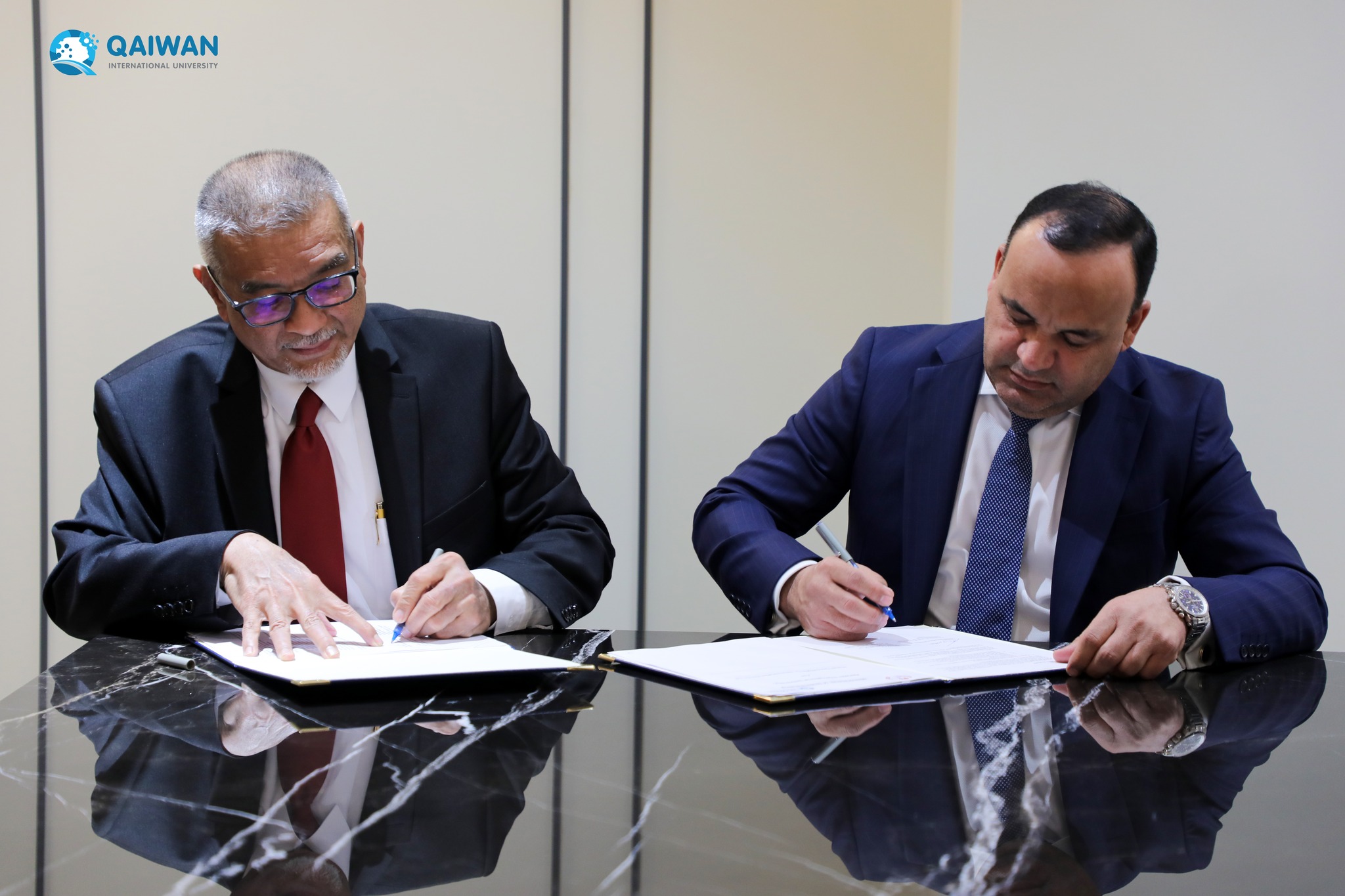 Qaiwan International University and Huawei company signed a memorandum of understanding